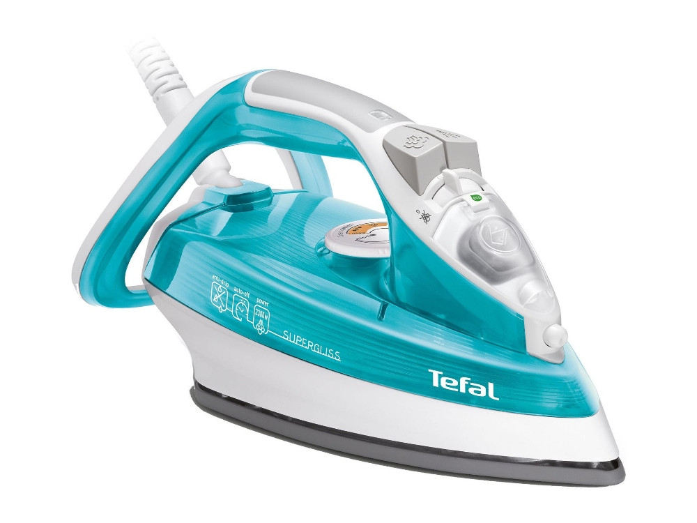 

Утюг Tefal FV4493E0 2300Вт голубой белый