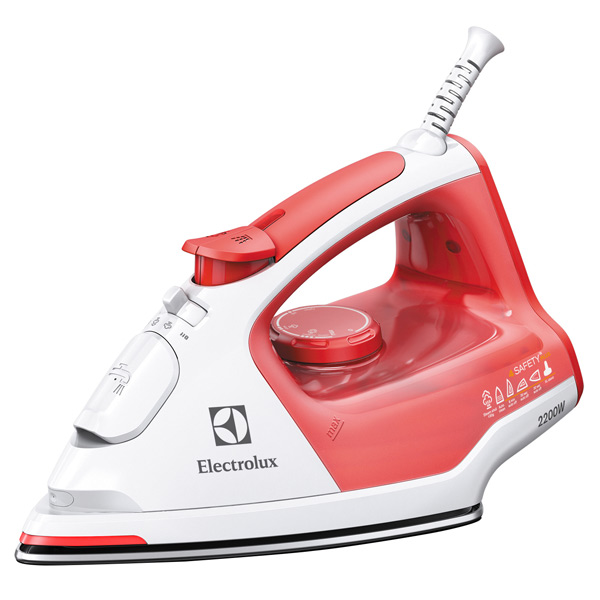 

Утюг Electrolux EDB5210, 2200Вт, белый/красный