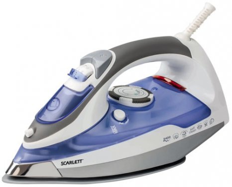 

Утюг Scarlett SC-1337S 2400Вт бело-синий