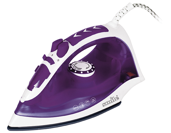 

Утюг SMILE SI 1813, 2000Вт, керамика, белый/фиолетовый