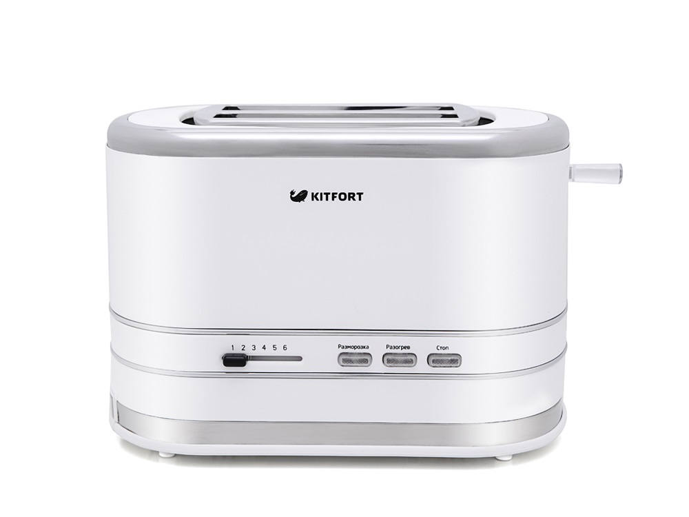 

Тостер Kitfort КТ-2001-2, 800Вт, белый