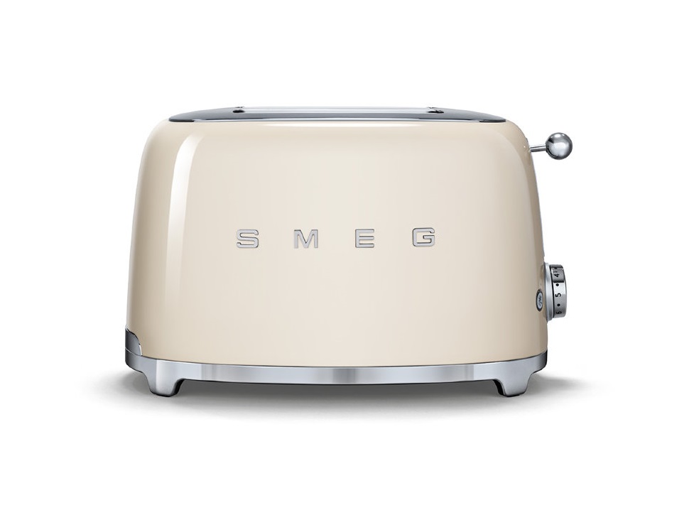 

Тостеры Smeg TSF01CREU Бежевый, 2 ломтика, корпус из нержавеющей стали, 6 уровней поджаривания