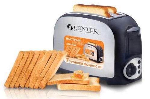 

Тостер Centek СТ-1421 черный