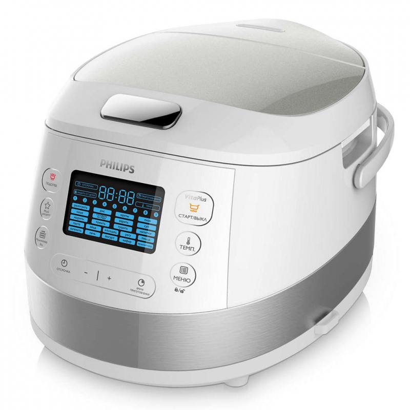 

Мультиварка Philips HD4734/03 980 Вт 5 л серебристый