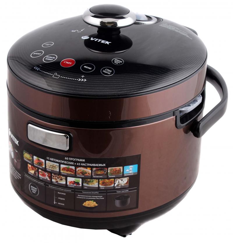 

Мультиварка Vitek VT-4208 CL 5л 1100Вт коричневый