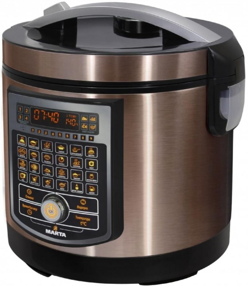 

Мультиварка Marta MT-4314 860 Вт 5 л темный агат