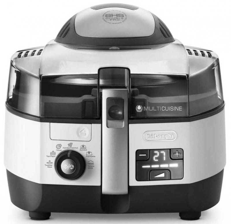 Мультиварка DeLonghi FH 1394 2300 Вт 5 л белый черный