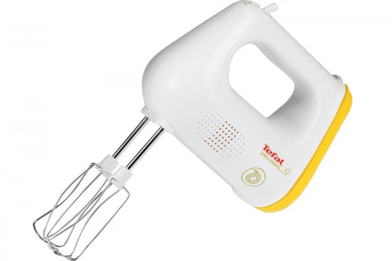 Миксер ручной Tefal HT300188 250 Вт белый желтый