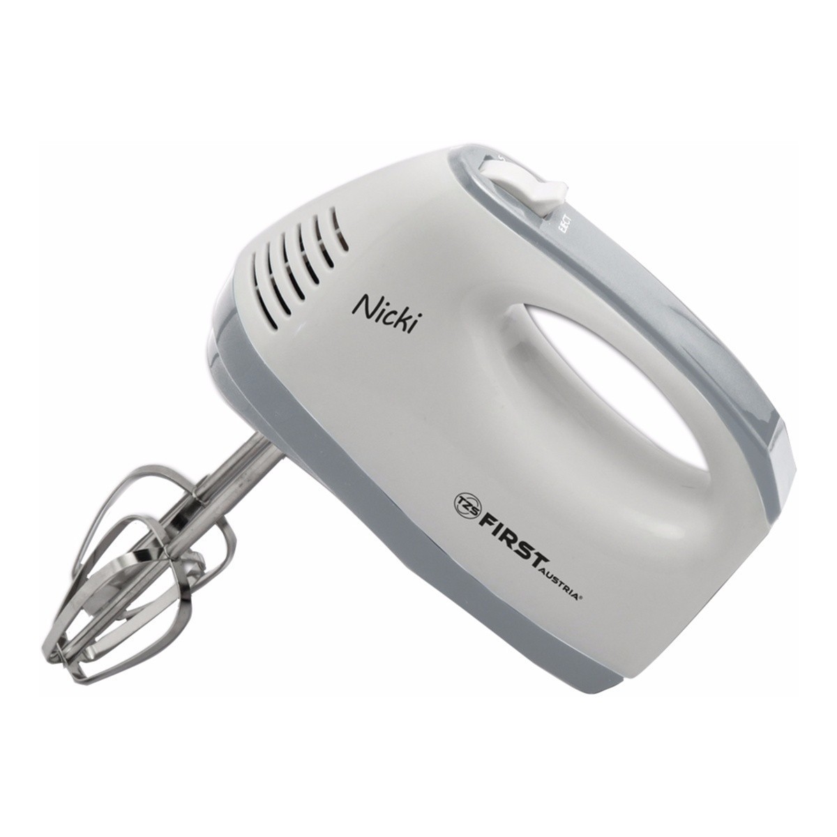 

Миксер FIRST AUSTRIA FA-5262-5 White, 150 Вт., 5 скоростей, 2 венчика, белый