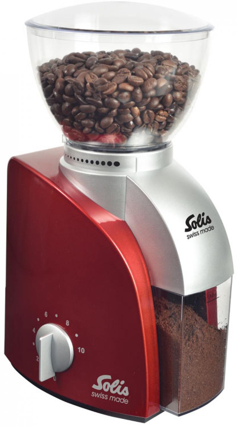 Кофемолка Solis Scala Coffee grinder red