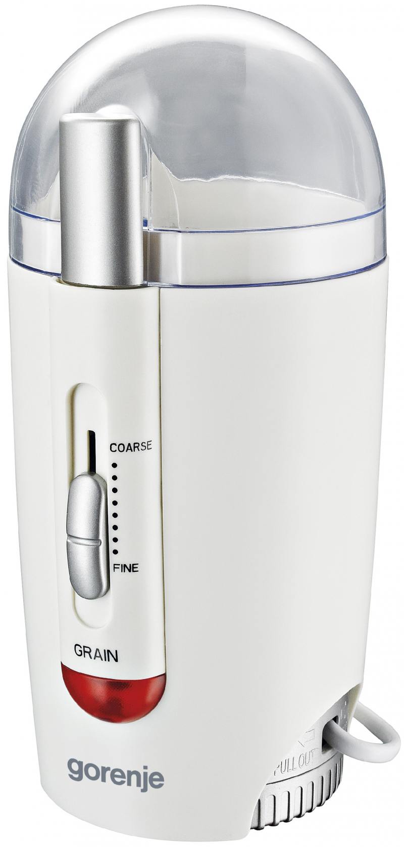 

Кофемолка Gorenje SMK150W 150Вт сист.помол.:одинарный нож вместим.:40гр белый