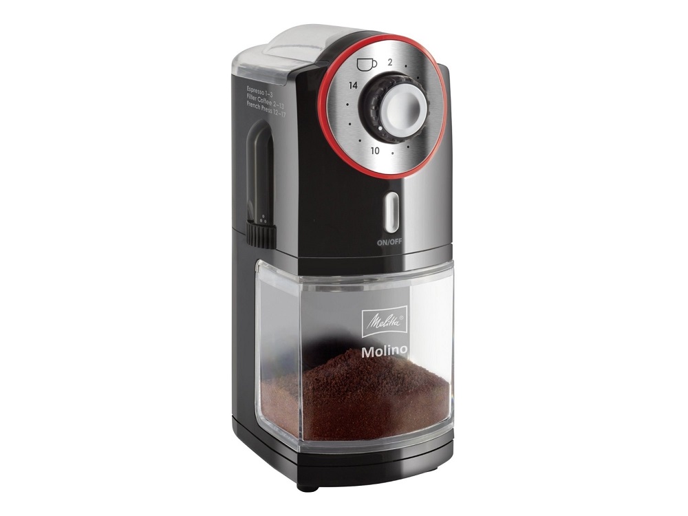 

Кофемолка Melitta Molino черный 21295 100 Вт, 200 г