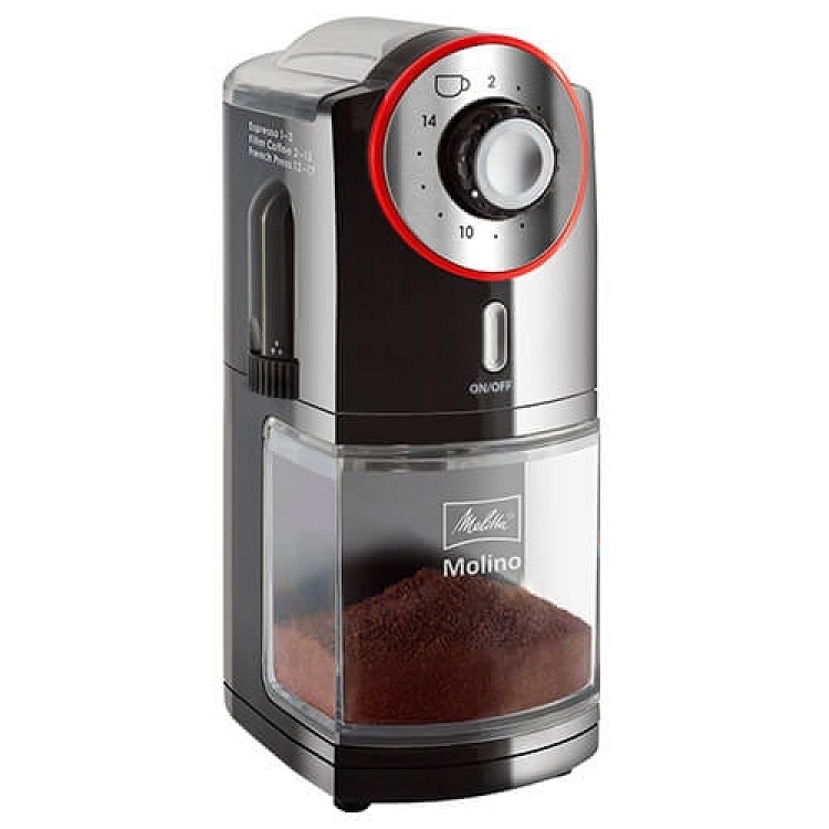 

Кофемолка Melitta Molino черный 100 Вт