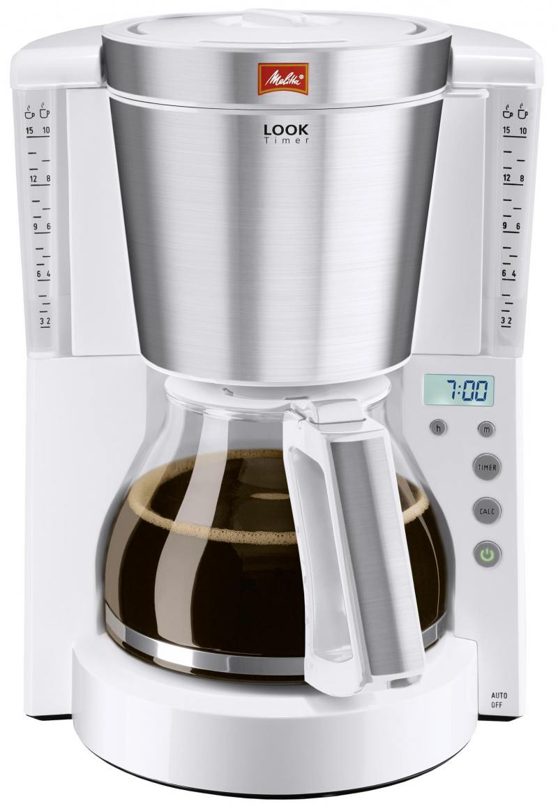 

Кофеварка Melitta Look IV Therm Timer 1000 Вт белый 21263