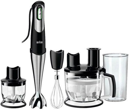 

Блендер погружной Braun Multiquick 7 MQ785 Patisserie Plus 750Вт чёрный
