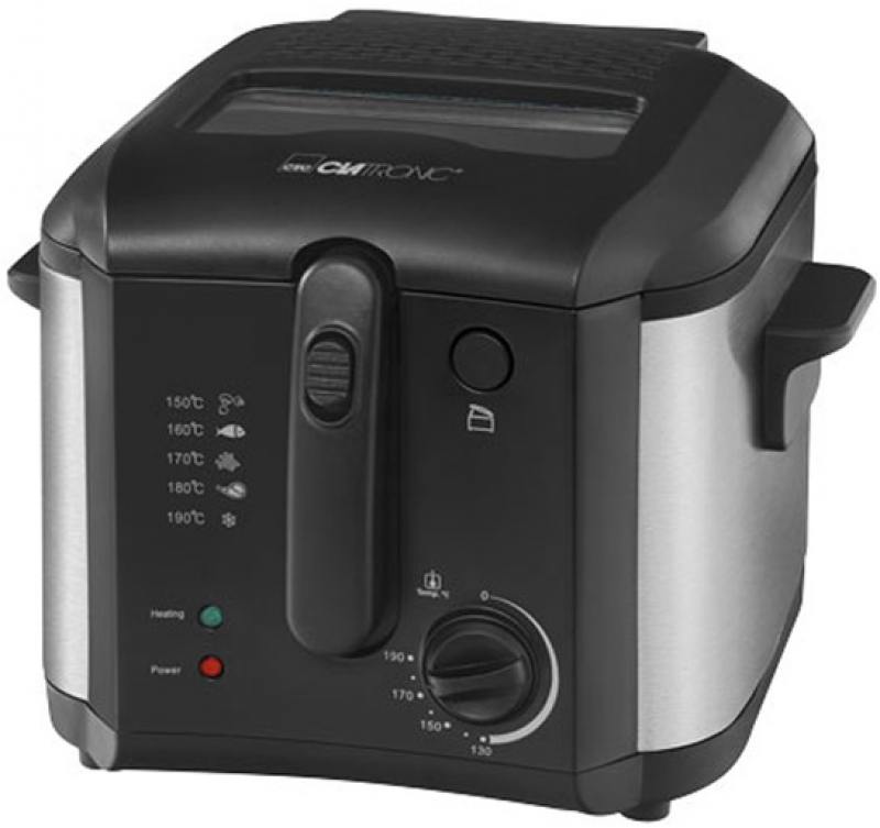 

Фритюрница Clatronic FR 3649 серебристый чёрный