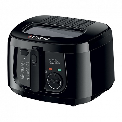 

Фритюрница Endever Skyline FR-110, 1800 Вт., объем 2,5 л., антипригарное покрытие, черный