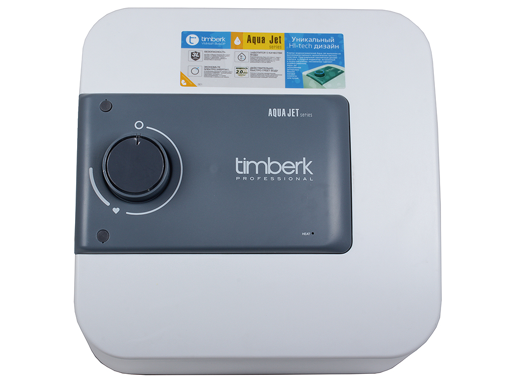

Водонагреватель Timberk SWH SE1 10 VU Накопительны 10л, 2 кВт, плоский, Корпус из ABS-пластика,под мойкой, 335х335х285 (мм), 7,5 кг, Белый