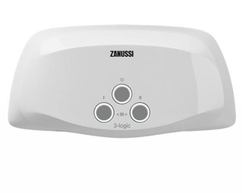 

Водонагреватель проточный Zanussi 3-logic 3.5 TS душ + кран