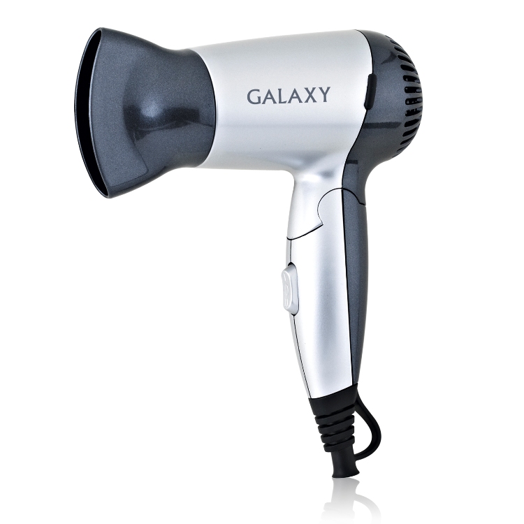 

Фен GALAXY GL4303 чёрный серебристый 1200 Вт