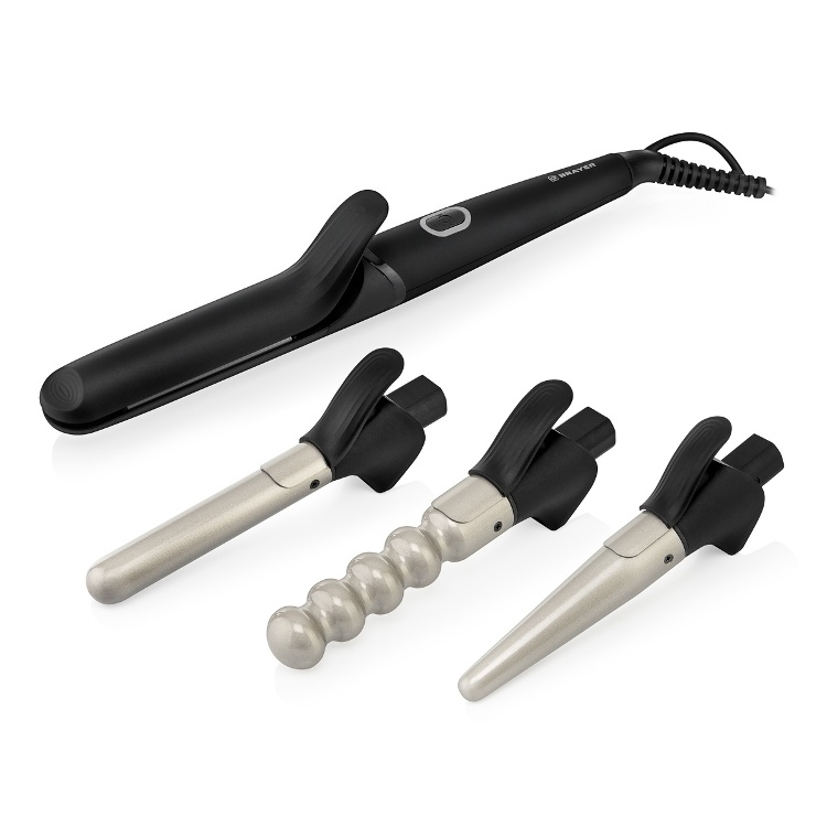 

Мультистайлер BRAYER 3300BR PTC, LED (160-210), Выпрямитель и 3 насадки для завивки, Автооткл.