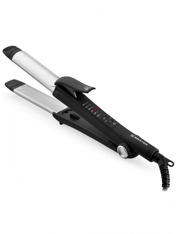 

Мультистайлер BRAYER 3301BR выпрям и завивка, PTC Heating, t. 130-230, шнур 1,8 м