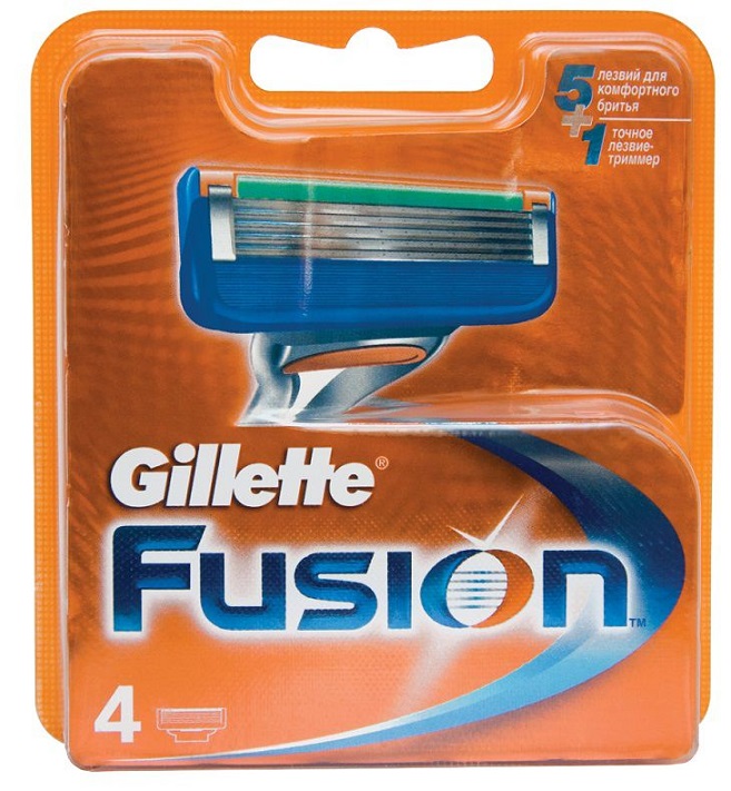 

Сменная кассета Gillette Fusion для бритв 4шт 81372251