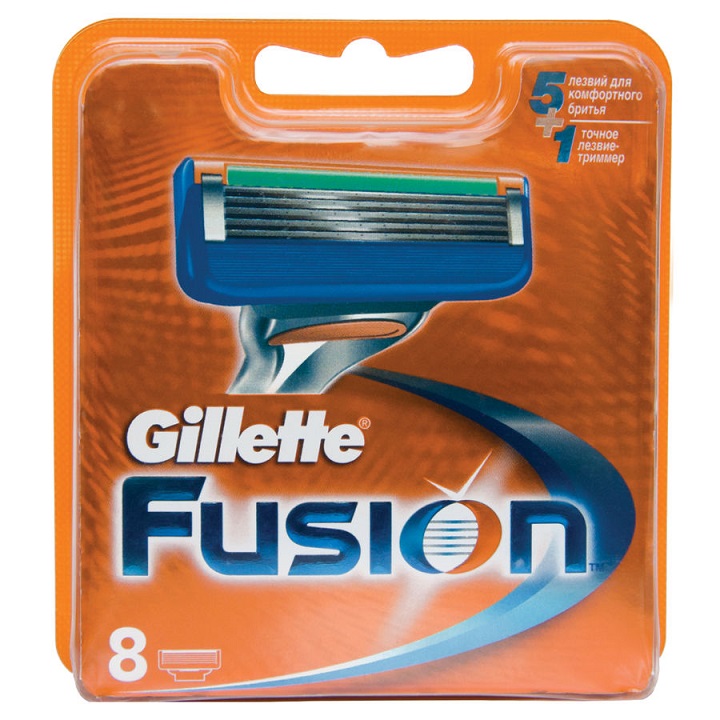

Сменная кассета Gillette Fusion для бритв 8шт 81372253
