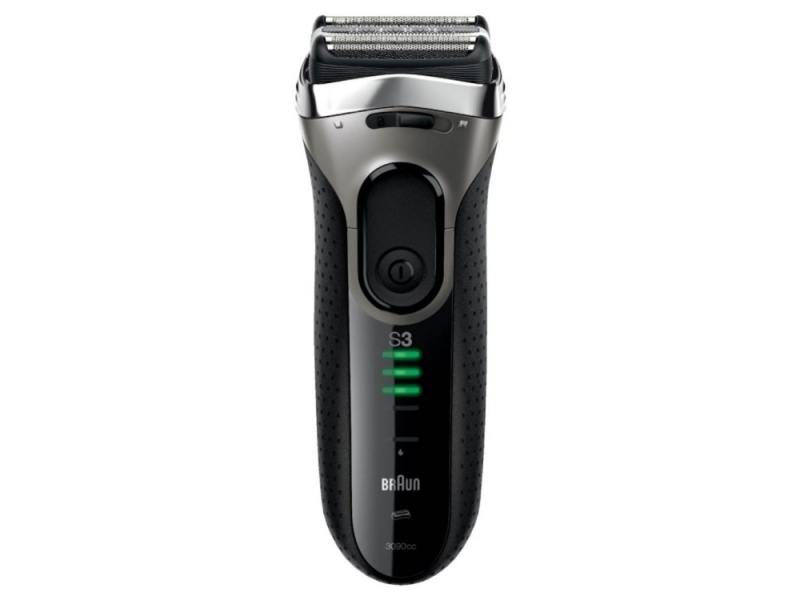 

Бритва Braun 3090cc черный/голубой