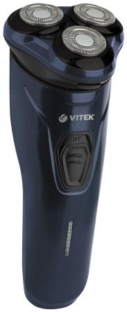 

8268(B) Бритва электр. VITEK Питание автономное Батареи: NiMh 2x1.2V 600mA 3 плавающие головки.