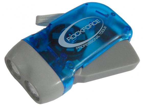 

Фонарь ROCK FORCE RF-02R060 2 led blue 10см динамо-режим