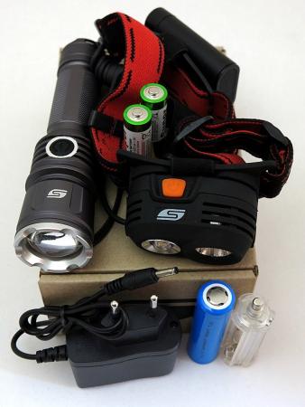 

Фонарь набор Solaris Kit FZ-50/M40 чёрный