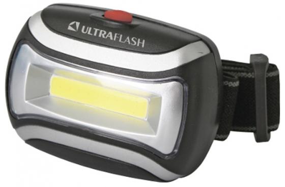 

Ultraflash LED5380 (фонарь налобн.черн. 3 Вт COB LED, 3 реж, пласт, пакет)