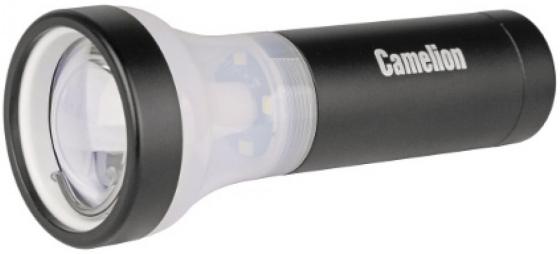 

Camelion LED51512 (фонарь, черный, 1LED+4LED, 3 реж 3XLR03 в компл., алюм., откр. блистер)