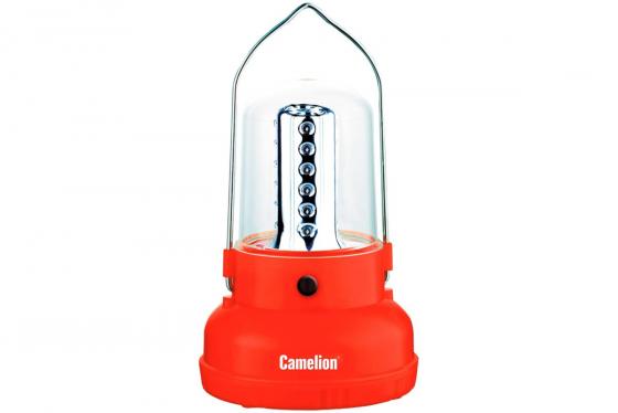

Camelion LED29312 (фонарь акк. 220В кемп, 24 LED, 4В 2.3А-ч, пластик, красный, коробка)
