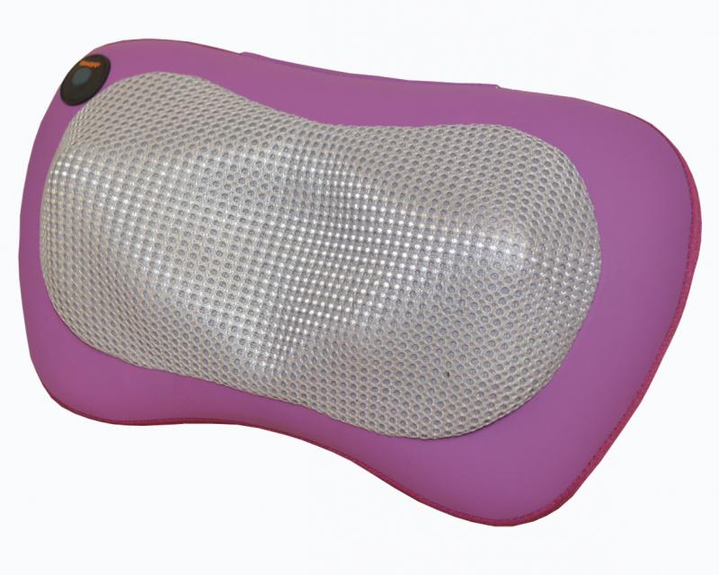 Массажная подушка ZENET ZET-721, 4 массажные головки, зоны массажа - шея, спина и поясница, режим прогрева, питание от электросети или прикуривателя.