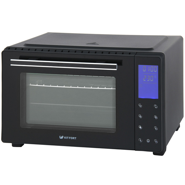 

Мини-печь Kitfort КТ-1706, 27л, 1650Вт, чёрный