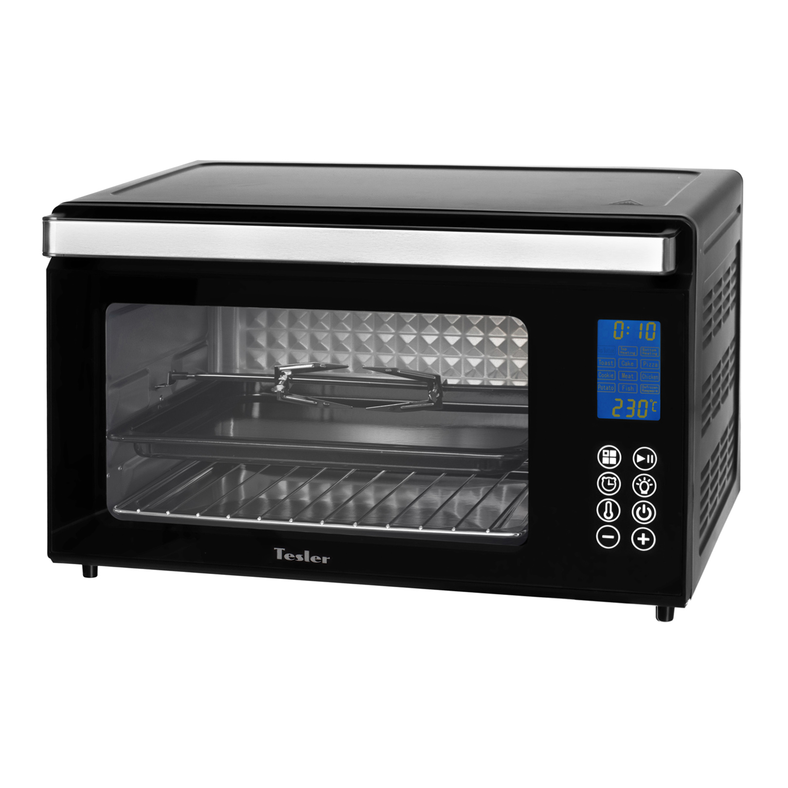 

Мини-печь Tesler EOGC-45D Black 1800 Вт, 45 л, 230°С