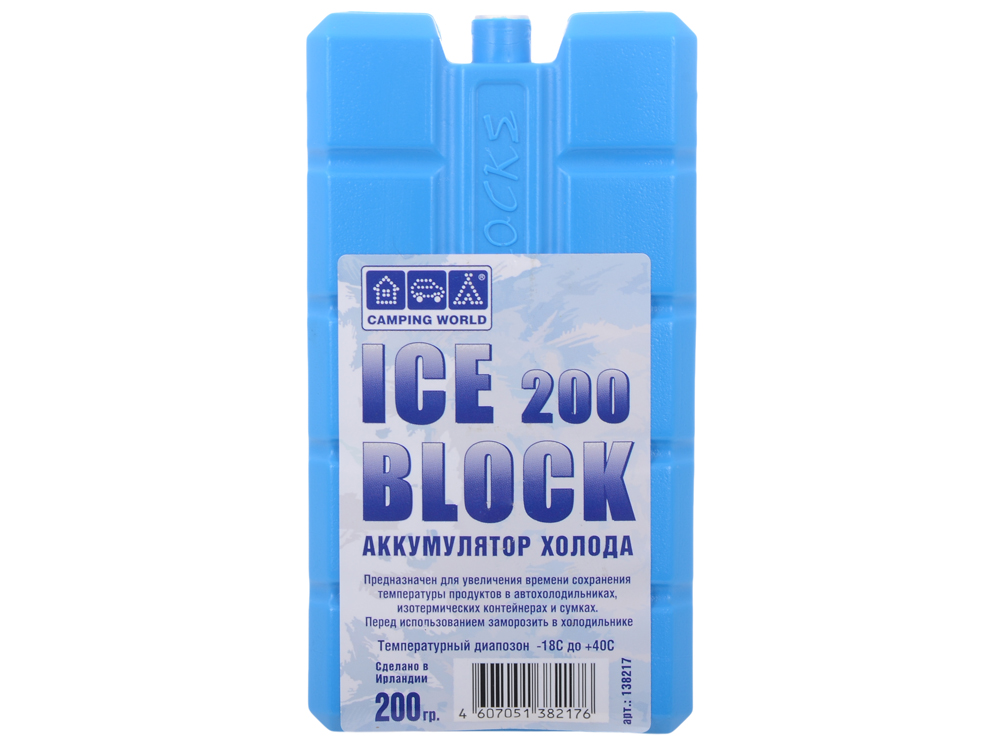 

Аккумулятор холода CW Camping World Iceblock 200 (вес 200 г)
