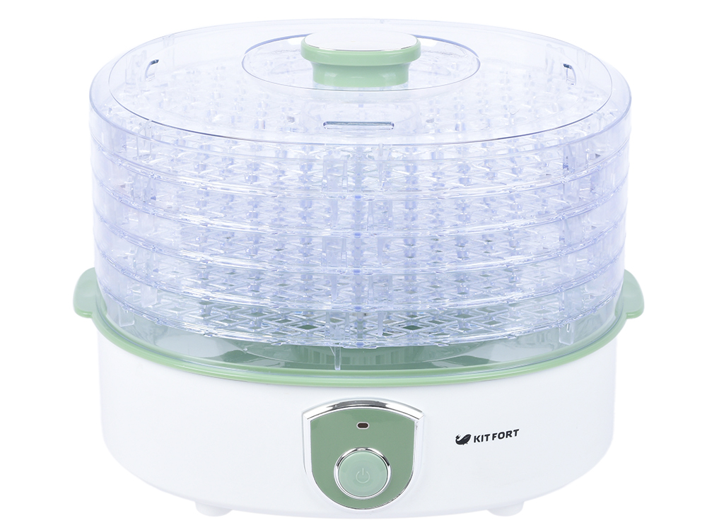 

Сушка для фруктов и овощей Kitfort KT-1901 5под. 250Вт белый