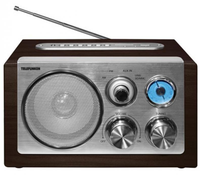 

Радиоприемник Telefunken TF-1638U дерево темное