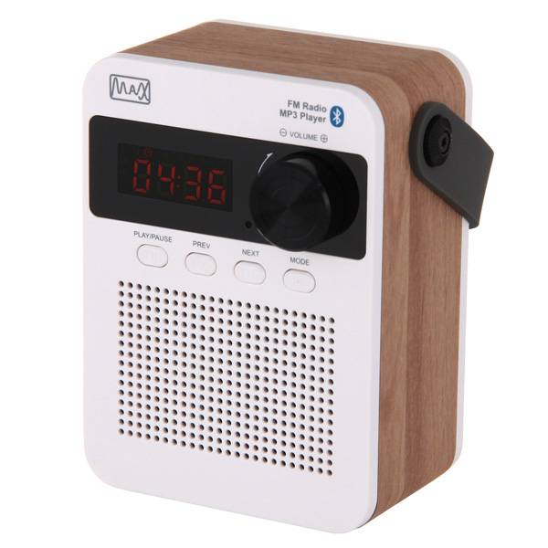

Радиоприемник MAX MR-360 Wood/White, Bluetooth, FM радио, Вход AUX, USB/Micro SD, Время воспроизведения: 8 часов