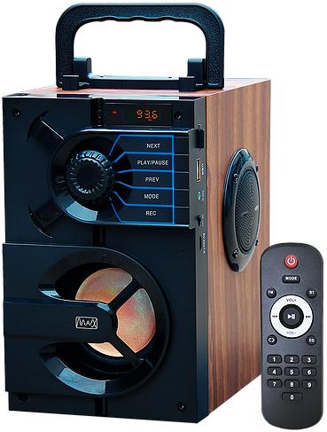 

Радиоприемник MAX MR-440 FM/USB/MicroSD/AUX/Bluetooth, Аккумулятор на 1200mAh, LED дисплей, Черный