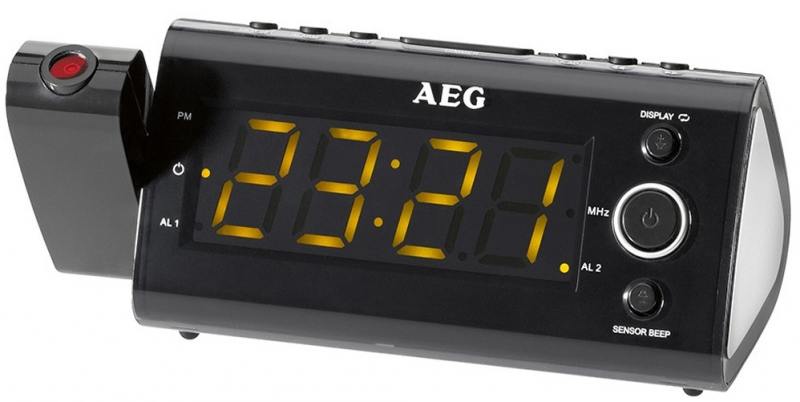 

Радиочасы AEG MRC 4121 P black Sensor