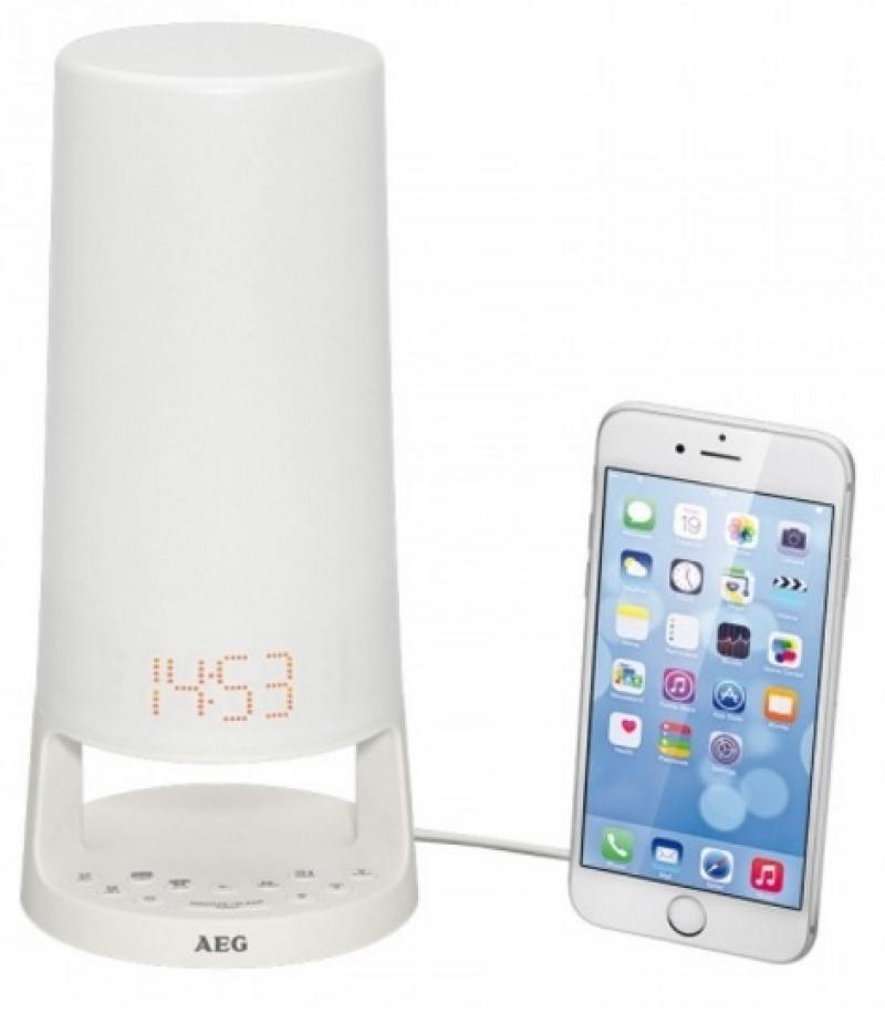 

Радиочасы AEG MRC 4147 L white USB