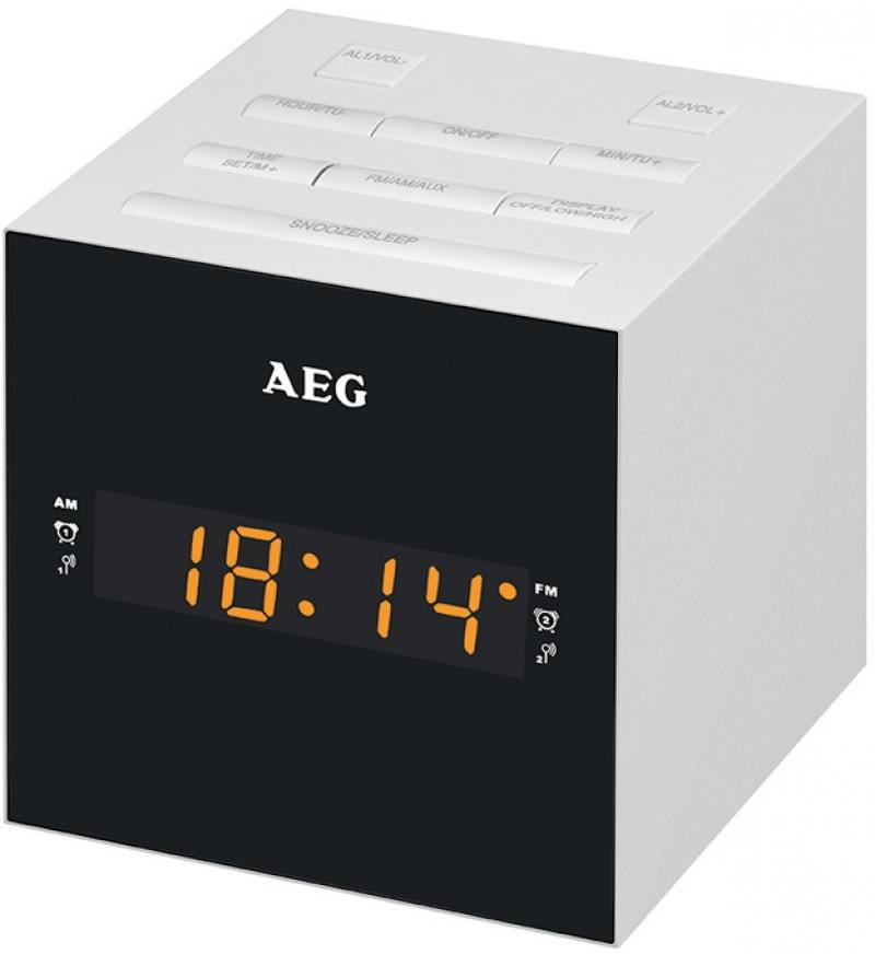 

Часы с радиоприёмником AEG MRC 4150 белый