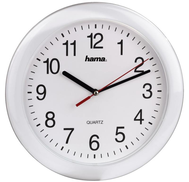 

Часы настенные HAMA 00113921 белый