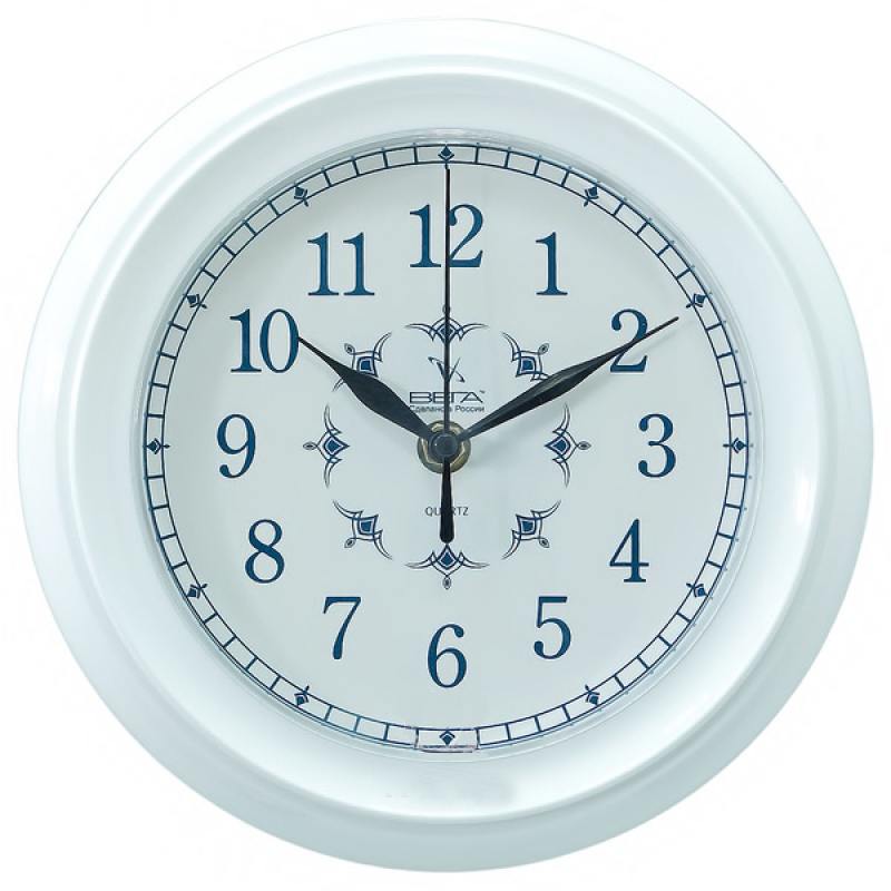 

Часы настенные Вега П 6-7-12 белый