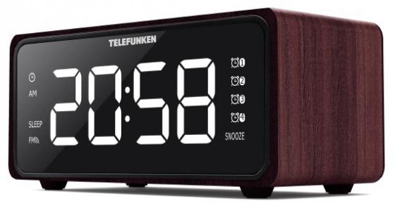 

Радиобудильник Telefunken TF-1586 красное дерево