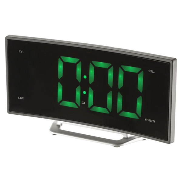 

Часы с радиоприемником MAX CR-2905g Зеленый LED дисплей 1.8", Slim дизайн, 2 будильника, FM радио